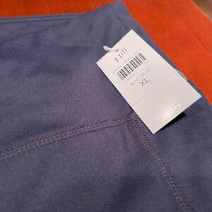 J Jill navy blue cropped yoga pants NWT Size 12